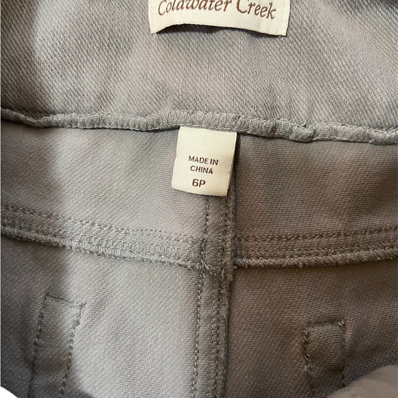 Coldwater Creek Gray Stretch Elastic Waist Pants - Picture 4 of 4